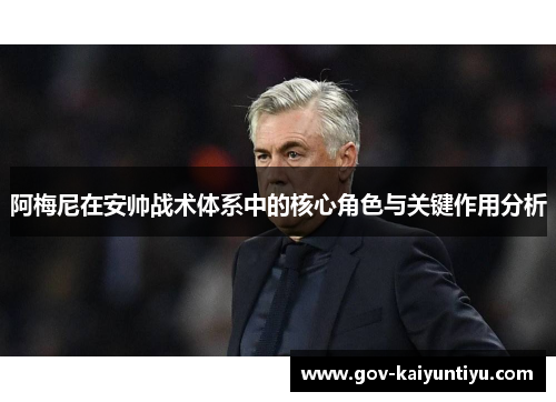 阿梅尼在安帅战术体系中的核心角色与关键作用分析