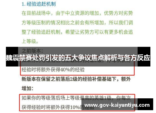 魏震禁赛处罚引发的五大争议焦点解析与各方反应